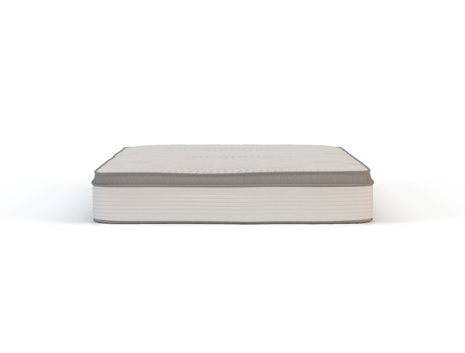 front view of a double mattress in a white background from Isaak