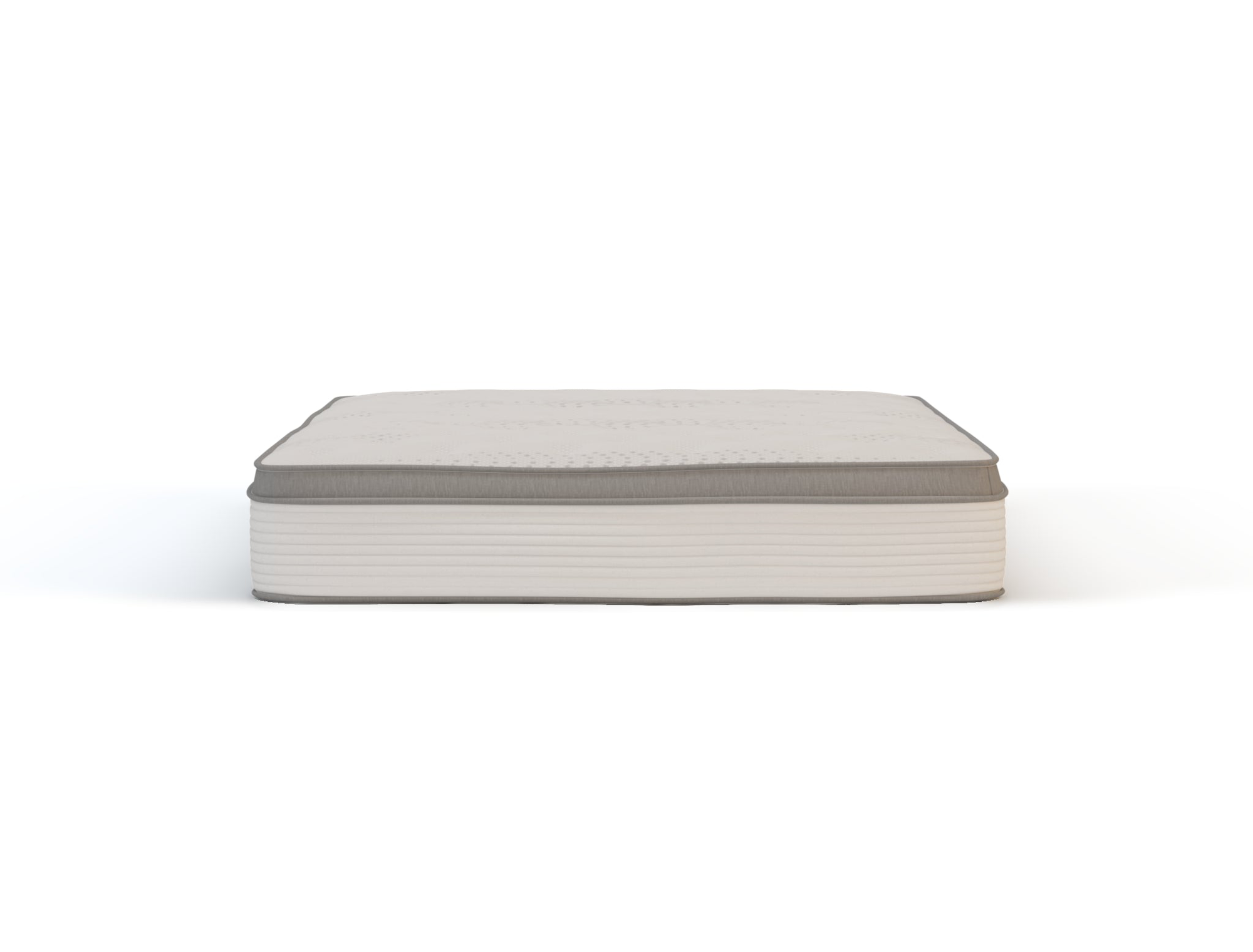 front view of a double mattress in a white background from Isaak