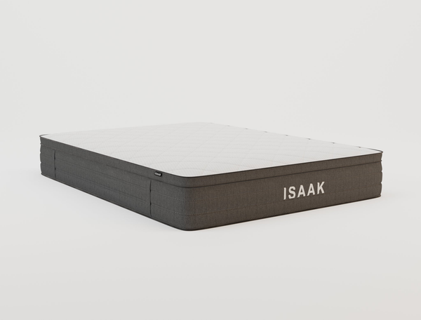 Isaak Hybrid Premium Charcoal Fabric King Mattress