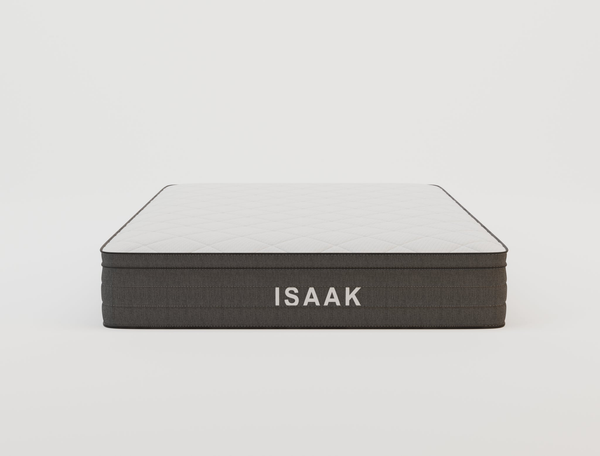 Isaak Hybrid Premium Charcoal Fabric King Mattress