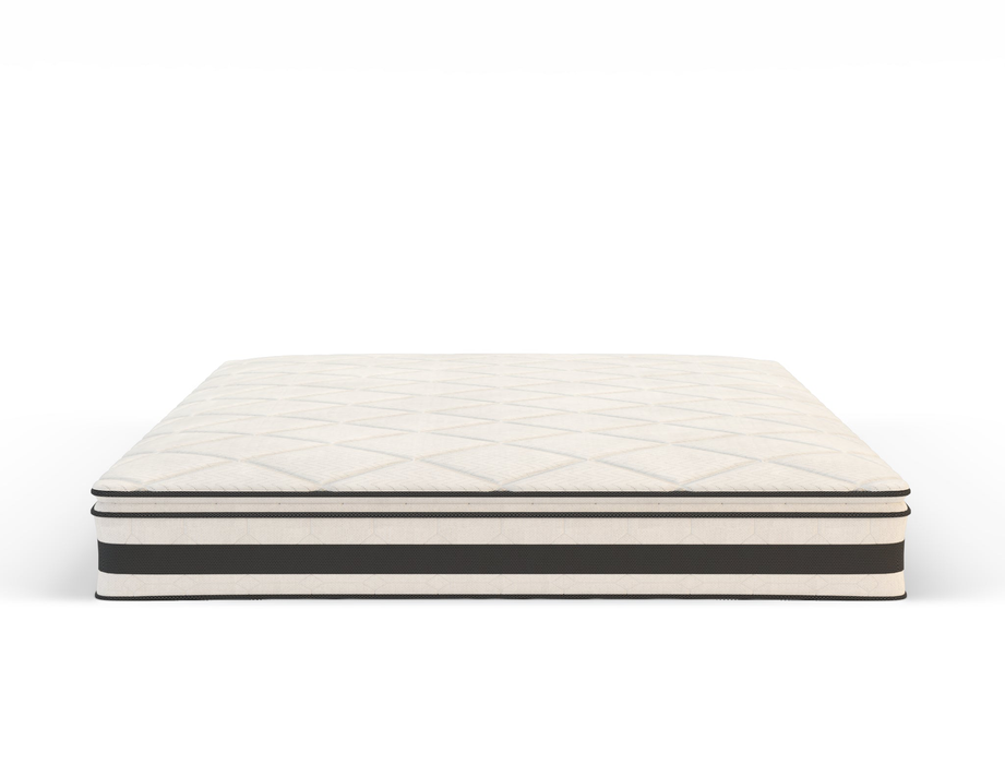 front view of a double mattress in a white background from Isaak