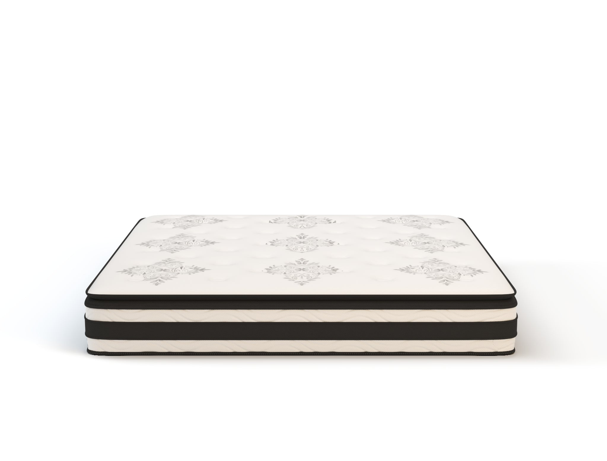 front view of a king single mattress in a white background from Isaak