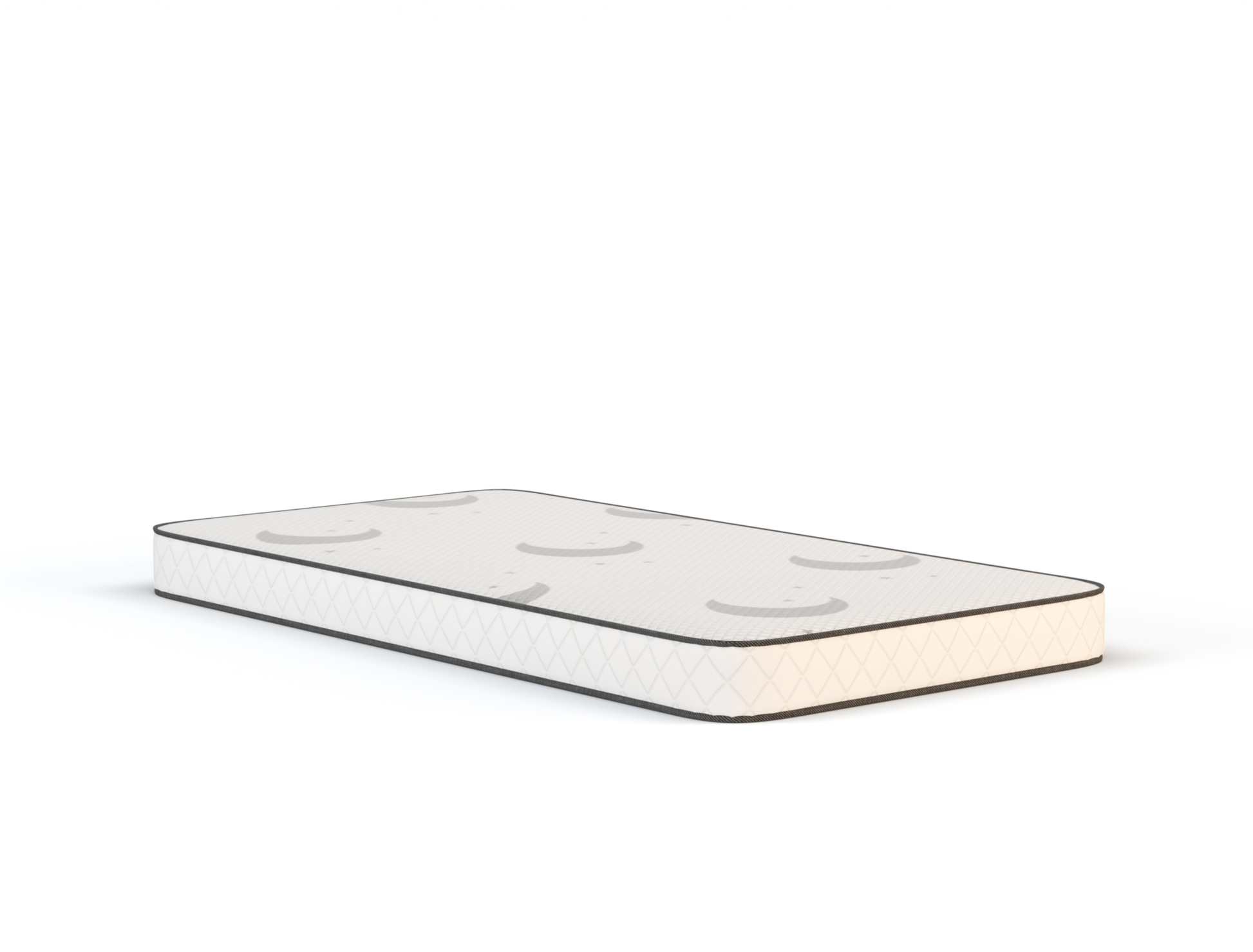 top view of double mattress in a white background from Isaak