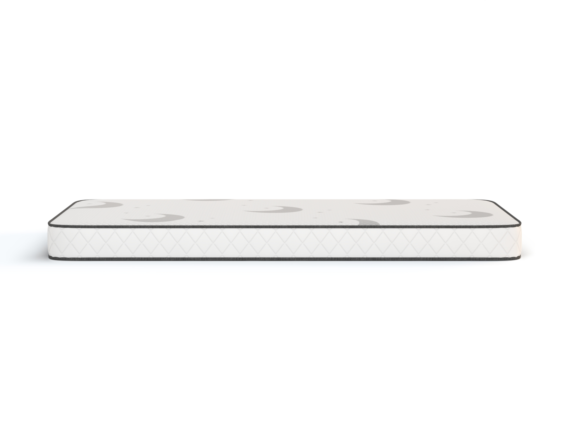 side view of double mattress in a white background from Isaak