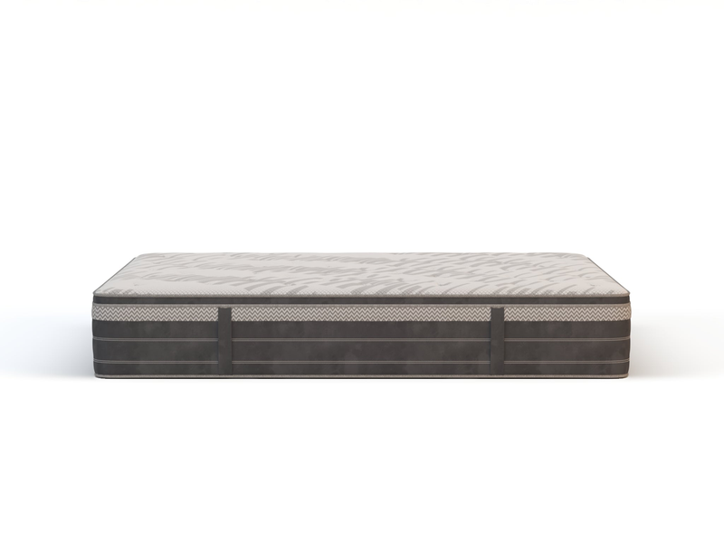 front view of a queen mattress in a white background from Isaak