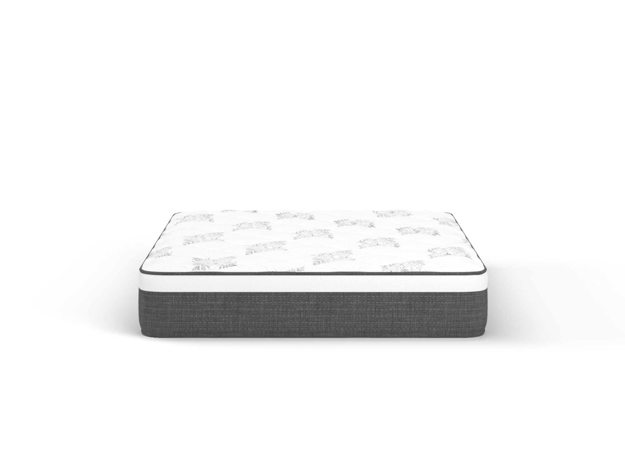 front view of a double mattress in a white background from Isaak