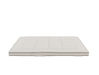 front view of a double mattress topper in a white background from Isaak