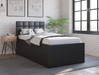 top view of a king single bed frame with mattress and pillows in a bedroom from Isaak 2