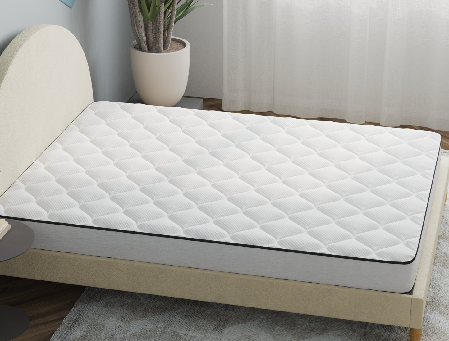 Isaak Boucle 6 Turn Coil Bonnell Spring System Mattress