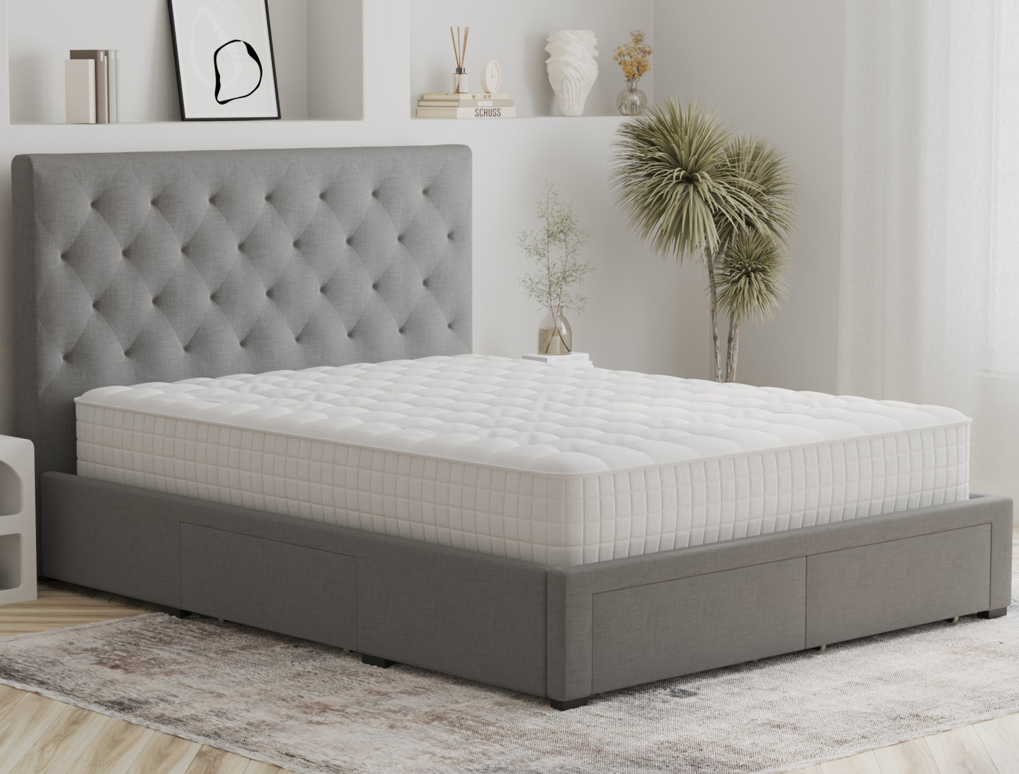 Premium Pocket Springs 8 Layer Structure Zone Mattress