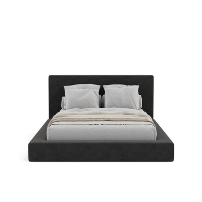 Marshmallow Bed Low Pile Chinelle Soft Black