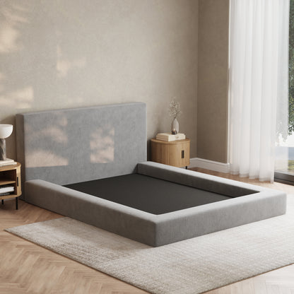 Marshmallow Bed Low Pile Chinelle Soft Grey