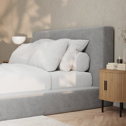 Marshmallow Bed Low Pile Chinelle Soft Grey