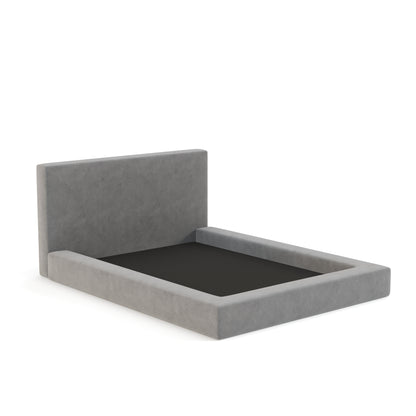 Marshmallow Bed Low Pile Chinelle Soft Grey