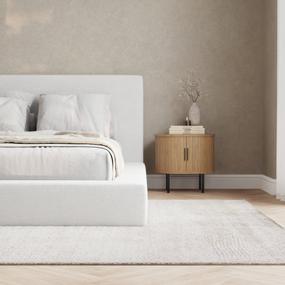 Marshmallow Bed Low Pile Chinelle Soft White