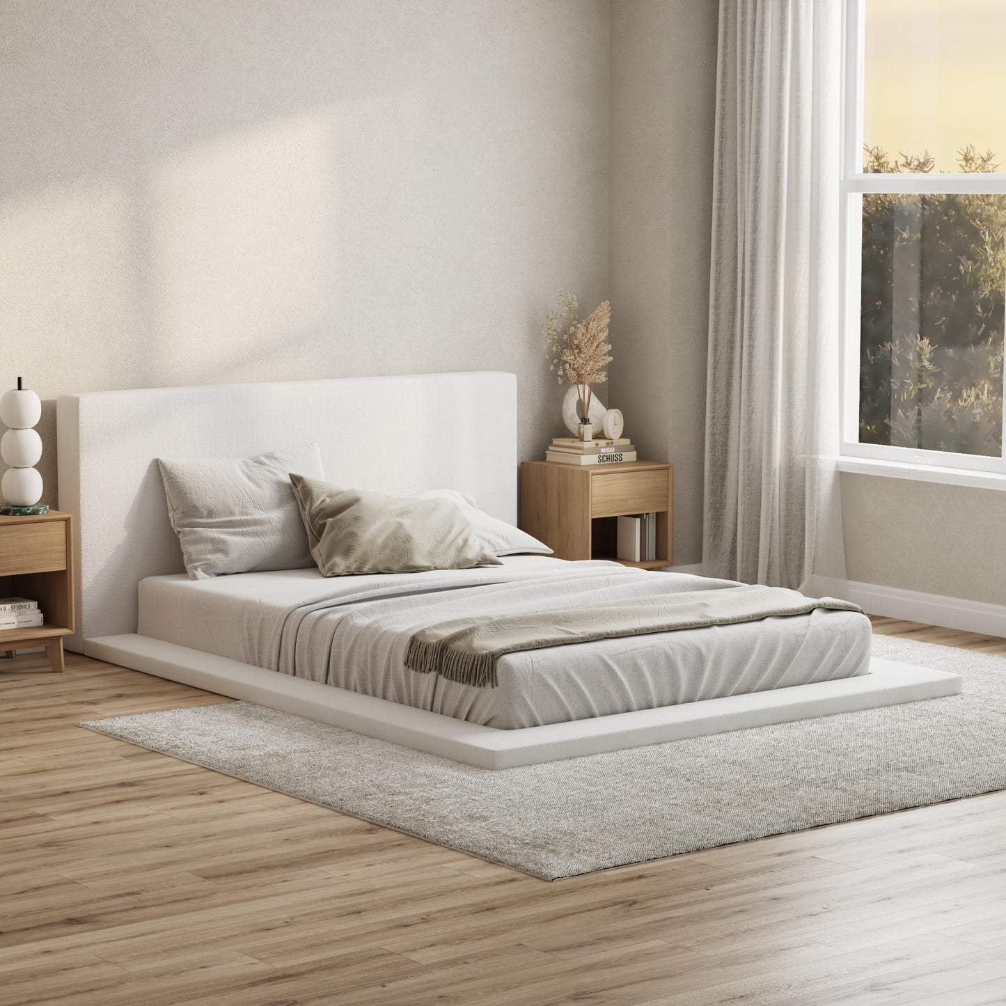 Cloud Bed Low Pile Chinelle Soft White