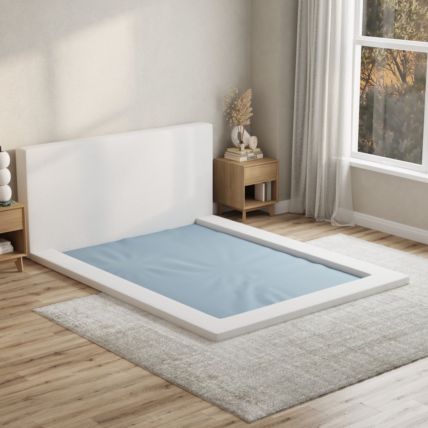 Cloud Bed Low Pile Chinelle Soft White