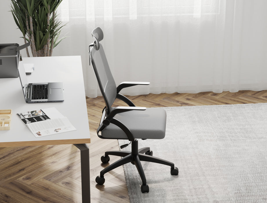 Archer Ergonomic Office Chair Grey Mesh/ Black Frame