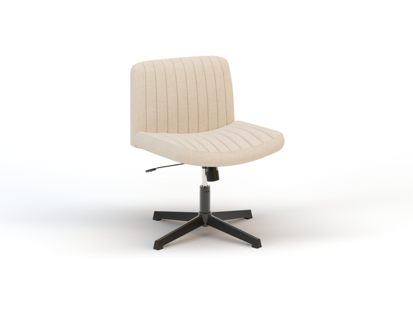 Otto Beige Linen Office Chair