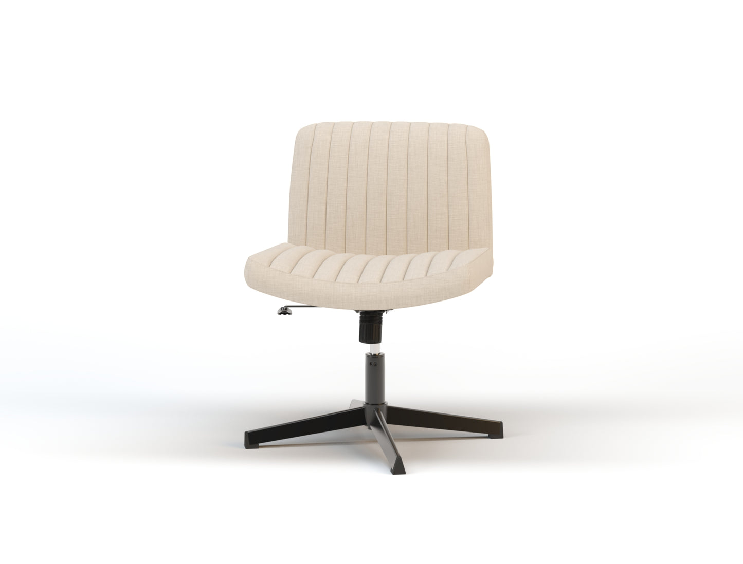 Otto Beige Linen Office Chair