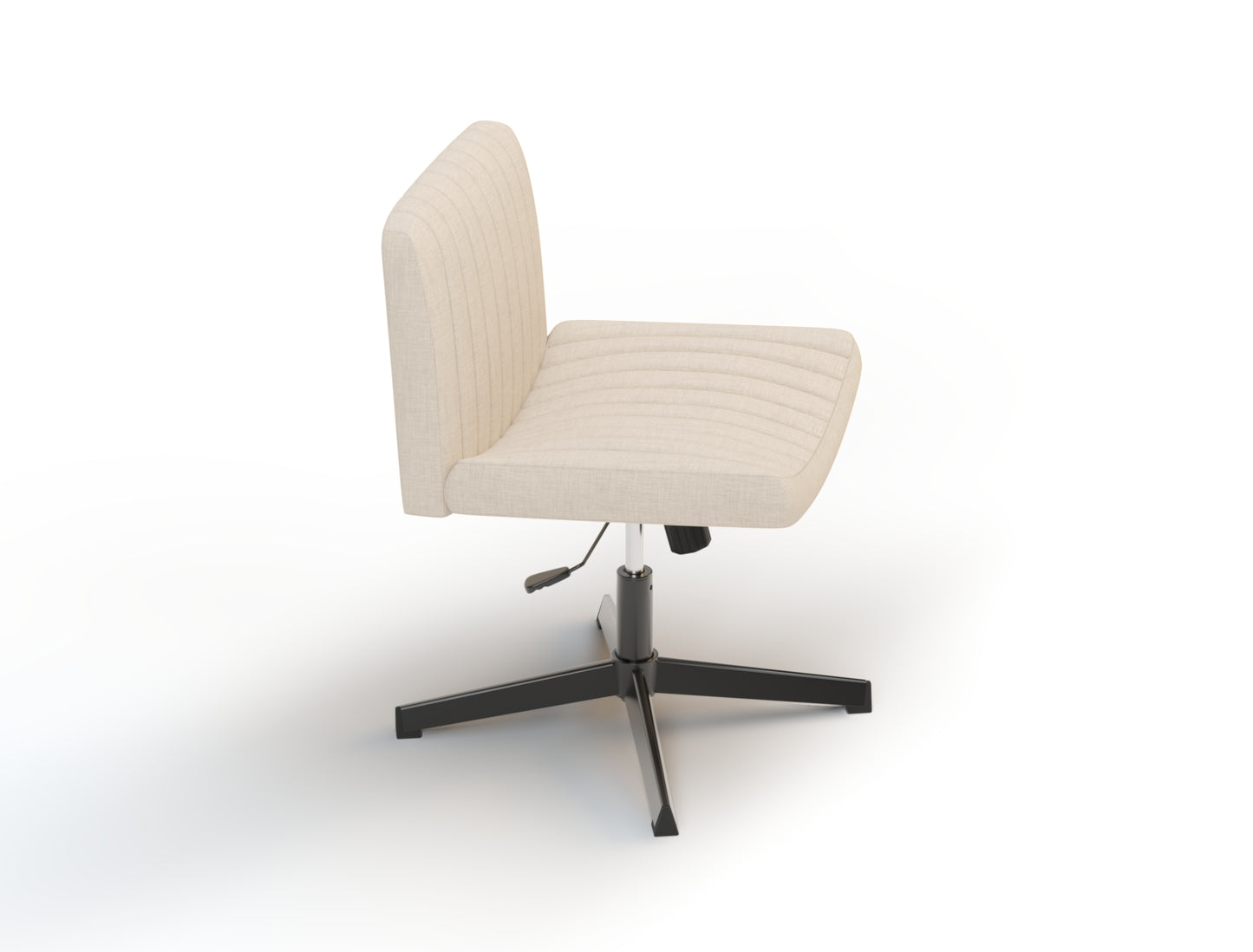 Otto Beige Linen Office Chair