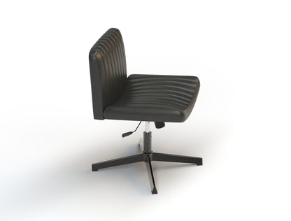 Otto Black Vegan Leather Office Chair