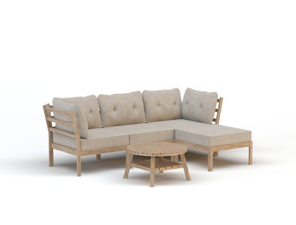 Felix 5 Piece Outdoor Wooden Lounge Set