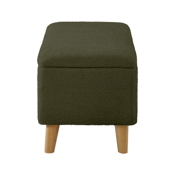 Borneo Green Sherpa Ottoman