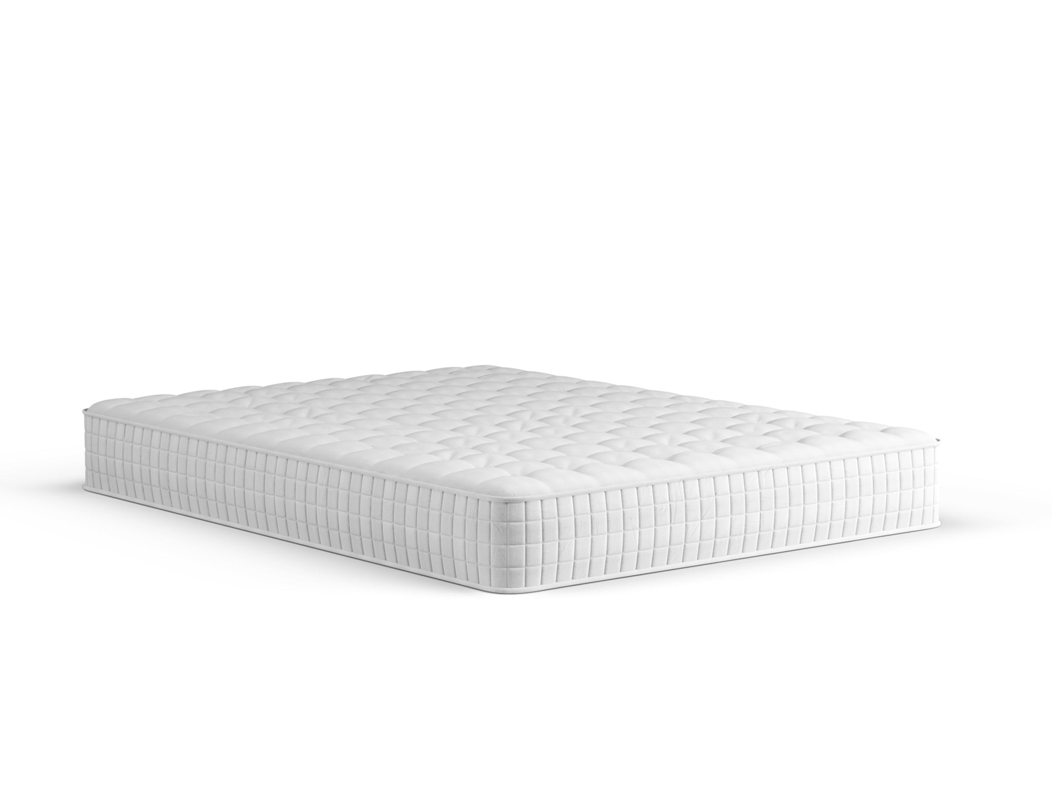 top view of a double mattress in a white background from Isaak