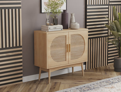 Miller Rattan 2 Door Sideboard Chest of Drawers