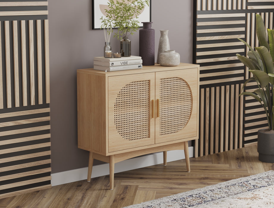 Miller Rattan 2 Door Sideboard Chest of Drawers