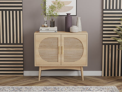 Miller Rattan 2 Door Sideboard Chest of Drawers