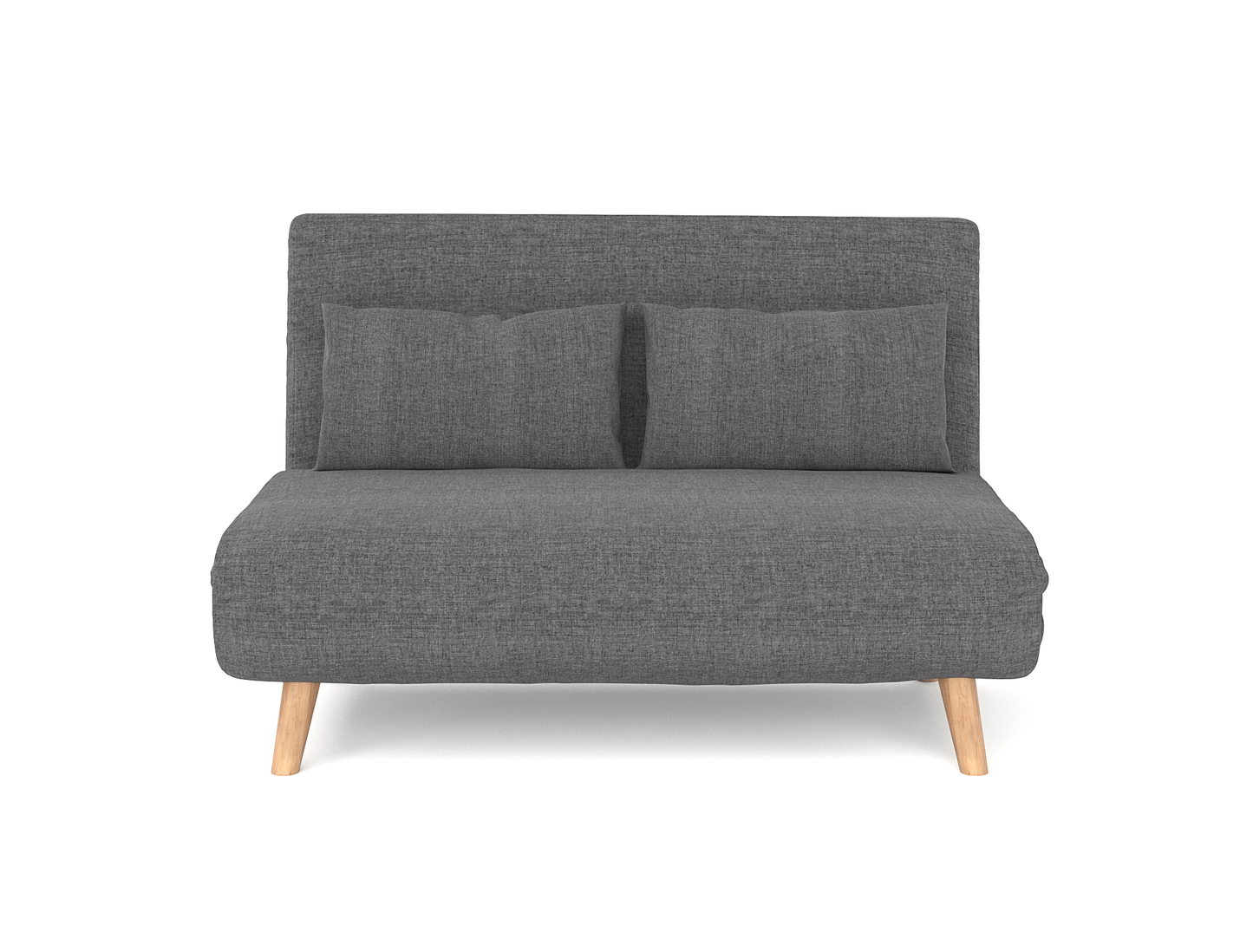 Theo 2 Seater Grey Fabric Sofa Bed