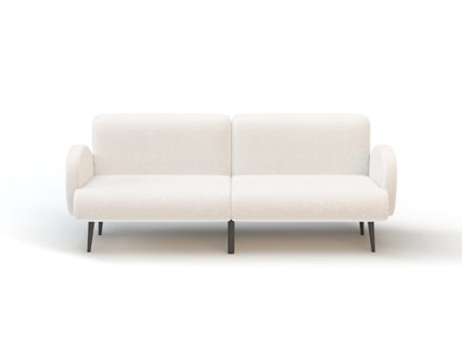 Haven 3 Seater White Fleece Sofa