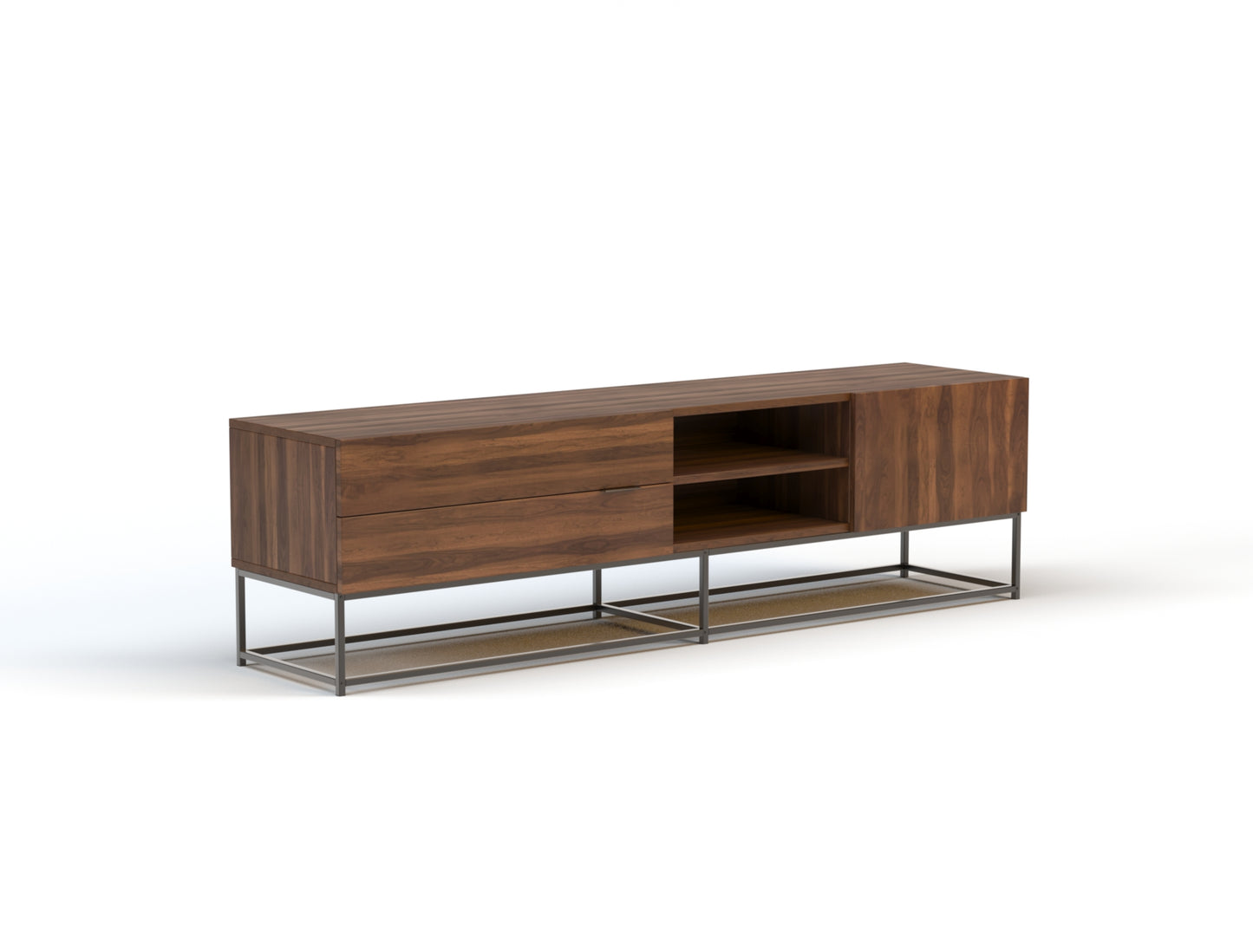 Ellora Walnut TV Unit 180cm