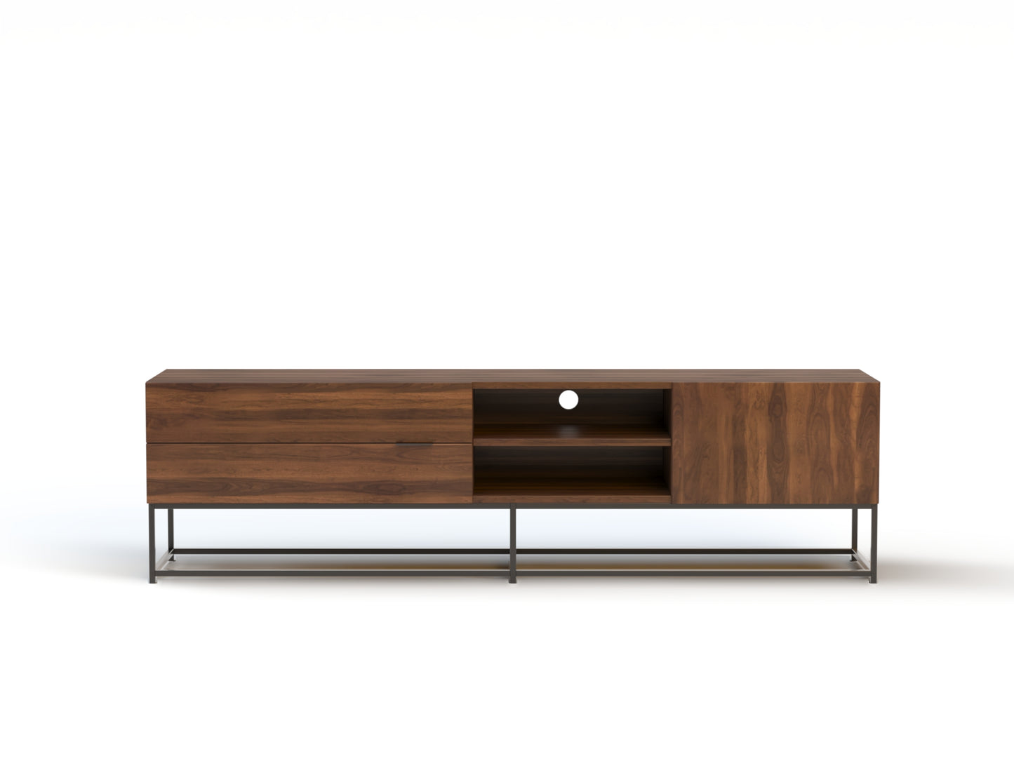 Ellora Walnut TV Unit 180cm