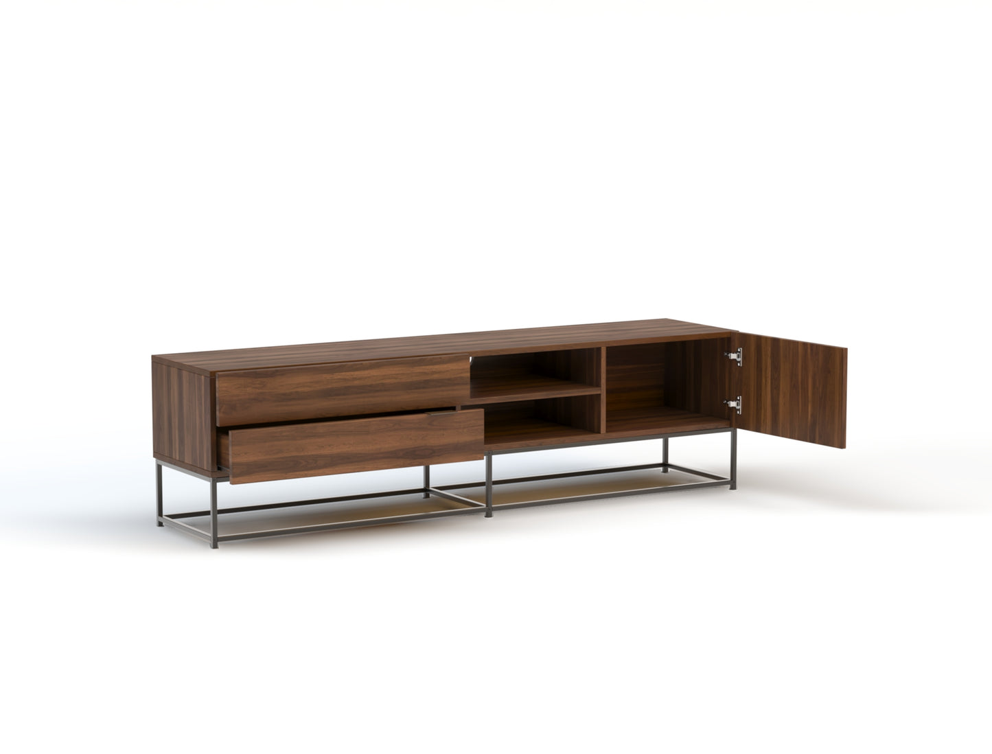 Ellora Walnut TV Unit 180cm