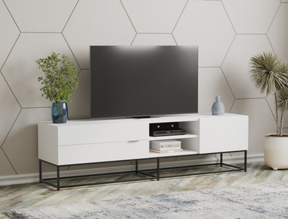 Ellora White TV Unit 180cm