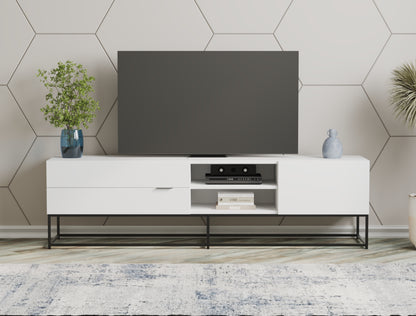 Ellora White TV Unit 180cm