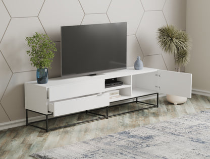 Ellora White TV Unit 180cm