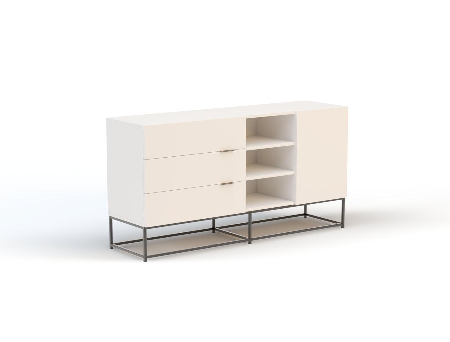 Ellora White 4 Chest of Drawers