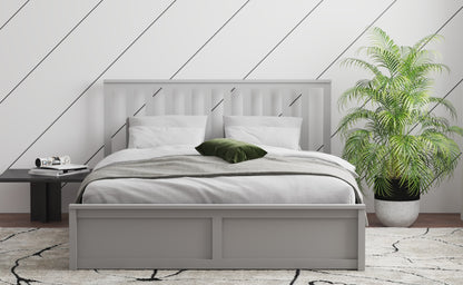 Olsen Wooden Grey Gas Lift Bed Frame