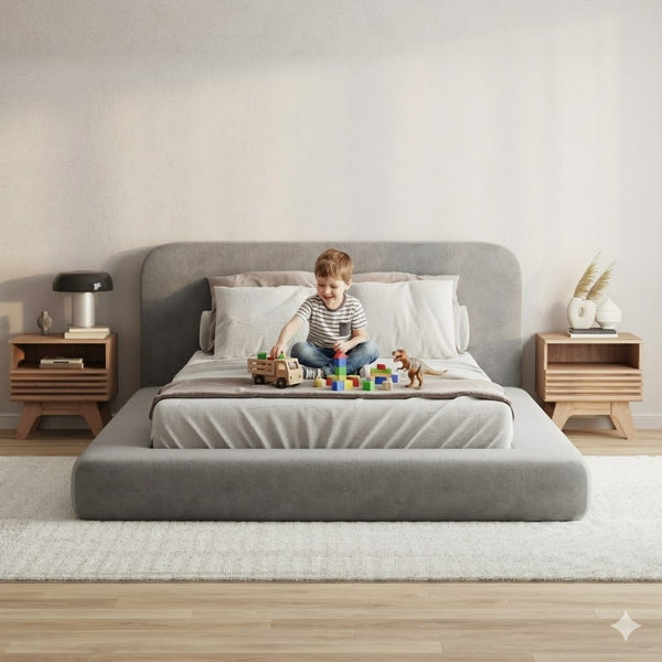 Expanse Bed Low Pile Chinelle Soft Grey