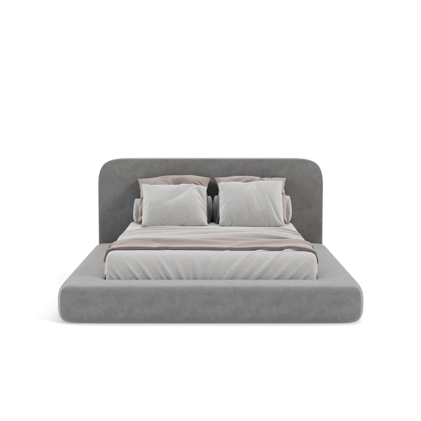 Expanse Bed Low Pile Chinelle Soft Grey