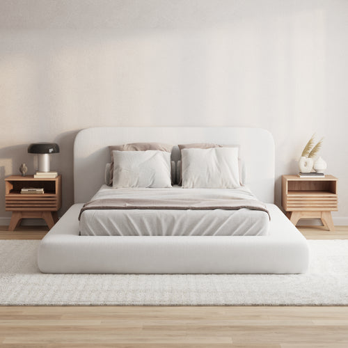 Expanse Bed Low Pile Chinelle Soft White