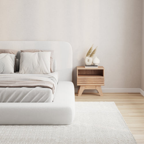 Expanse Bed Low Pile Chinelle Soft White