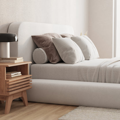Expanse Bed Low Pile Chinelle Soft White