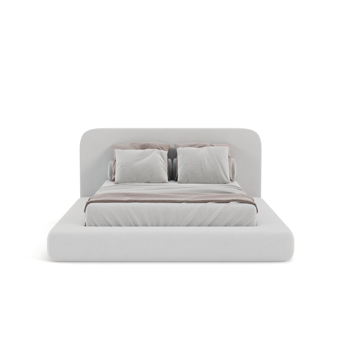 Expanse Bed Low Pile Chinelle Soft White