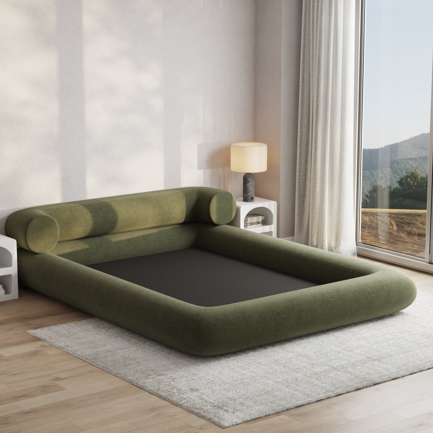 Latitude Bed Low Pile Chinelle Forrest Green