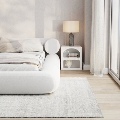 Latitude Bed Low Pile Chinelle Soft White
